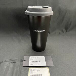 SAINT LAURENT Coffee mug in ceramic; size = large
